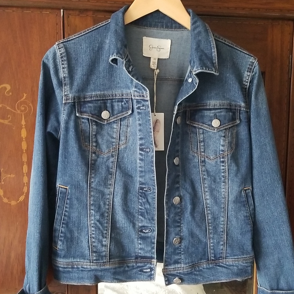 🍋Jessica Simpson Classic Blue Jean Jacket